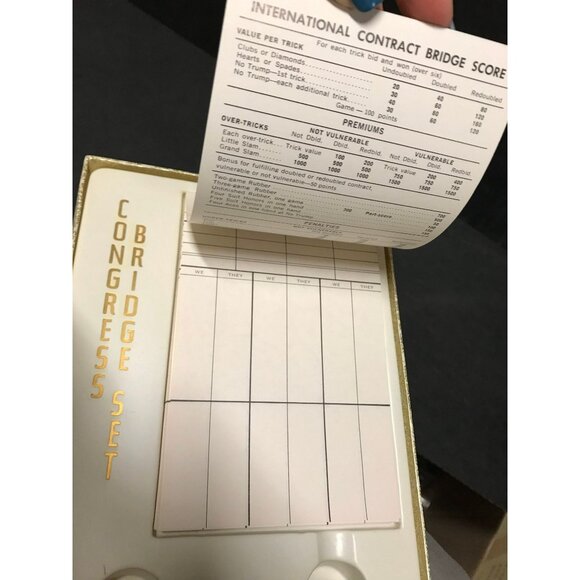 Vintage Congress Bridge Set King Tutankhamun Playing Cards Leo Boltin Photograph - Picture 5 of 9